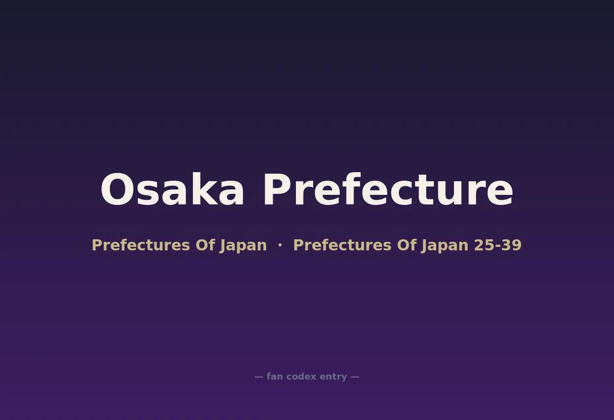 Osaka Prefecture
