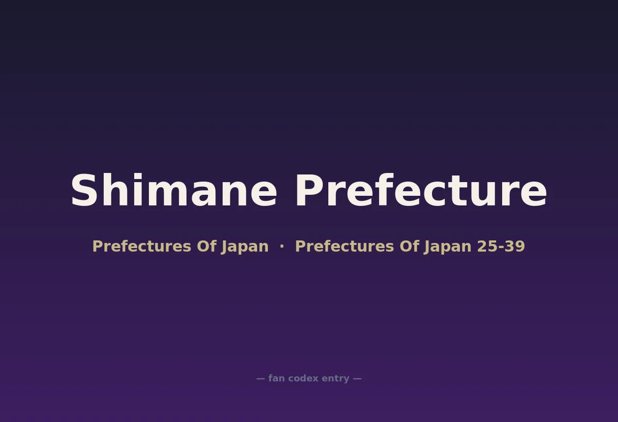 Shimane Prefecture