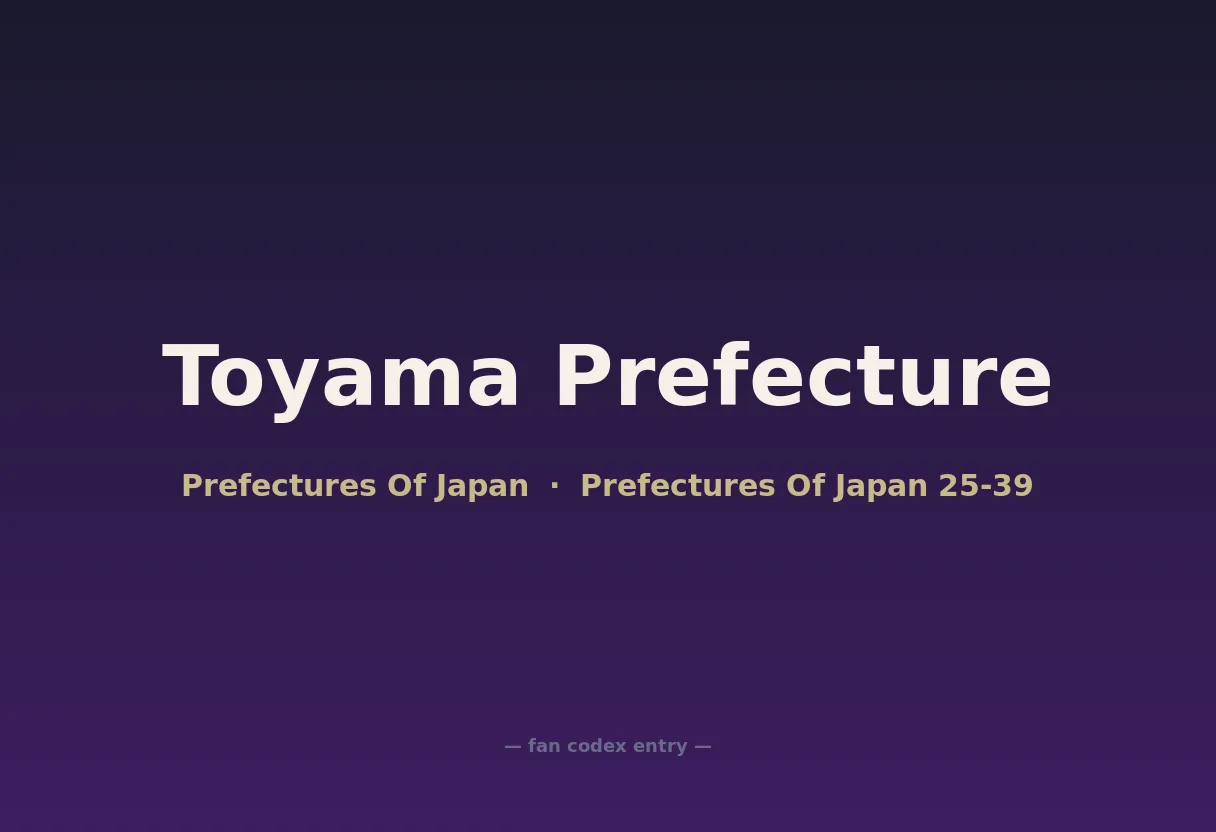 Toyama Prefecture